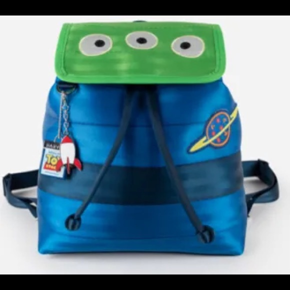 Disney Harvey’s Toy Story Alien Seat Belt Backpack - Picture 2 of 6